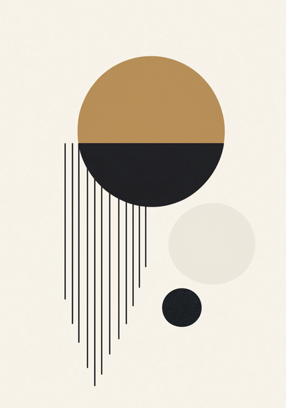 Golden Eclipse Drop Poster