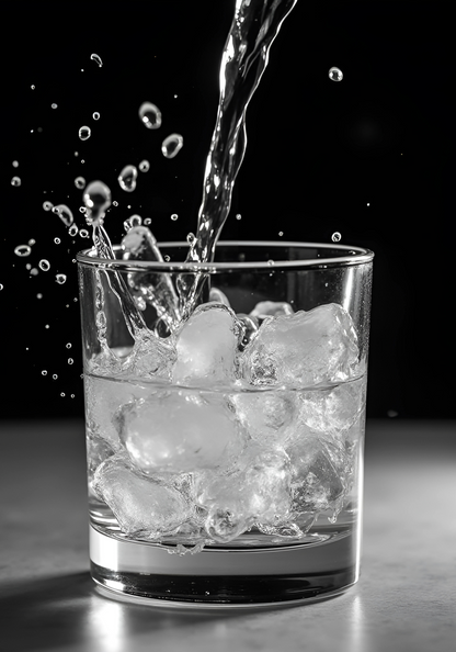 Ice Cold Water Splash Poster