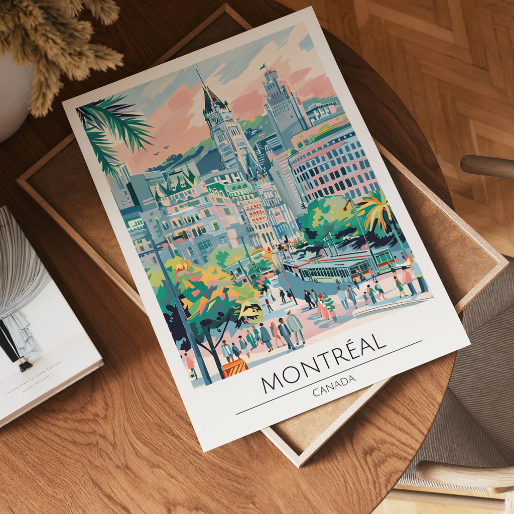 Montreal Cityscape Poster