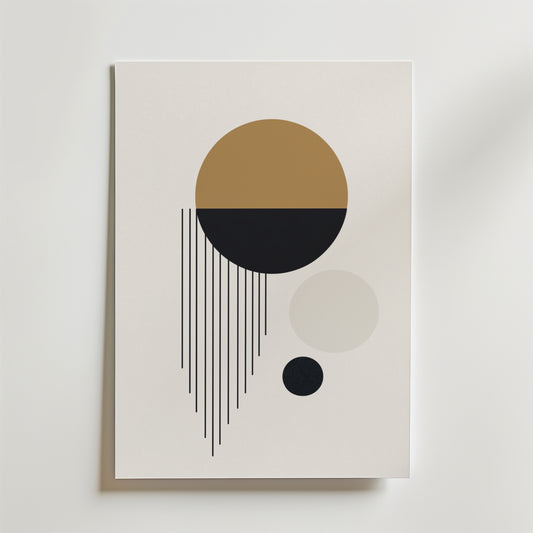 Golden Eclipse Drop Poster