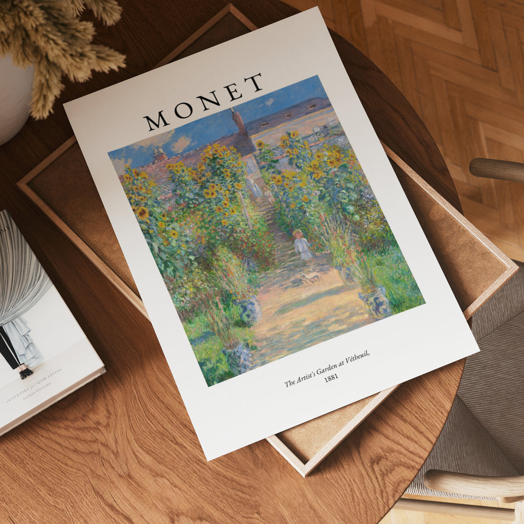 Claude Monet The Artist´s Garden Poster
