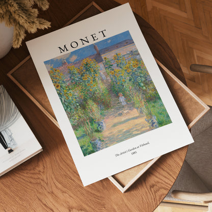 Claude Monet The Artist´s Garden Poster