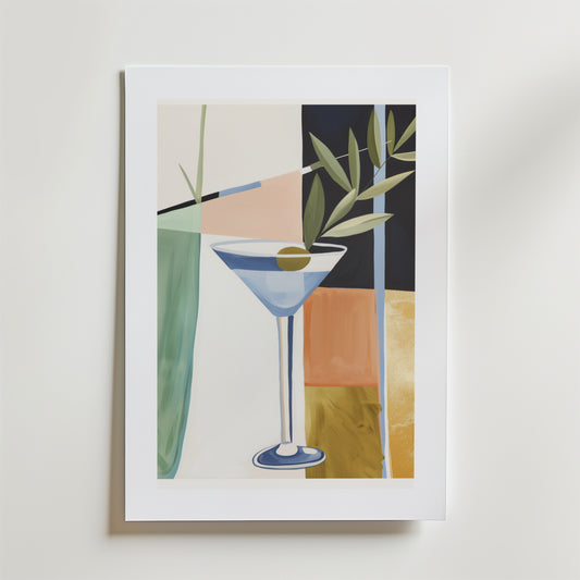 Martini Elegance Poster