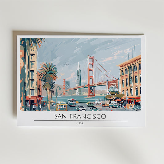 San Francisco Golden Gate Poster