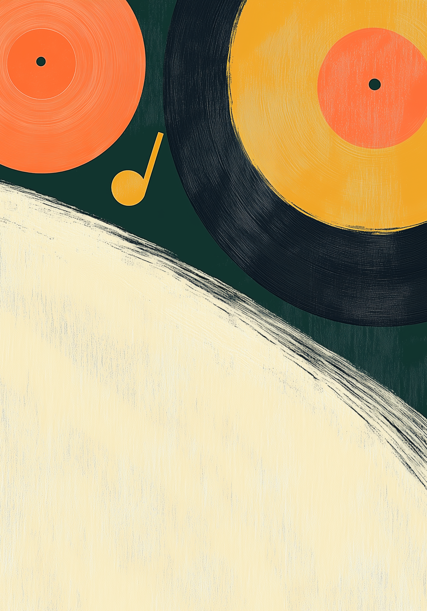 Vinyl Vibes Poster