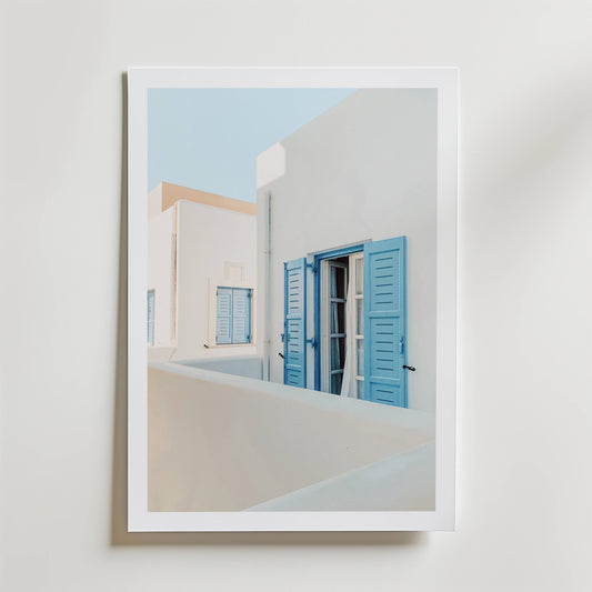 Mediterranean Window Views Poster