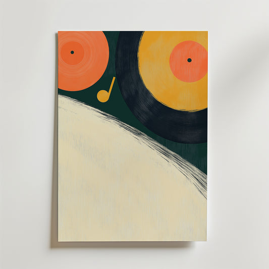 Vinyl Vibes Poster
