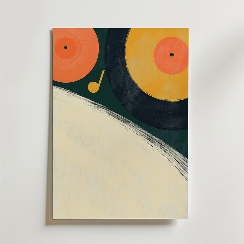 Vinyl Vibes Poster