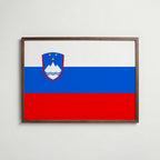 Slovenia National Flag Poster poster – väggdekoration för hemmet – köp hos Bozetto