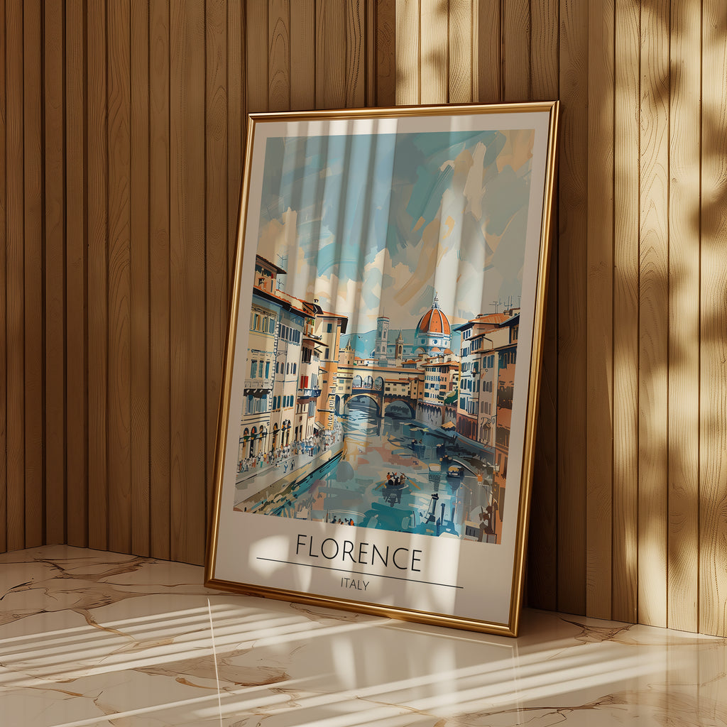 Florence Riverside Poster