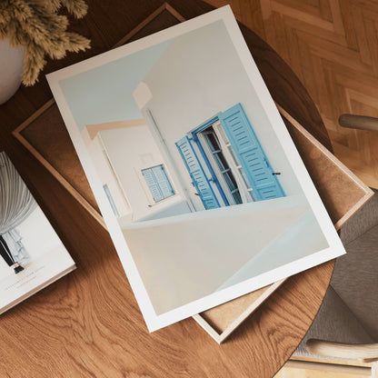 Mediterranean Window Views Poster