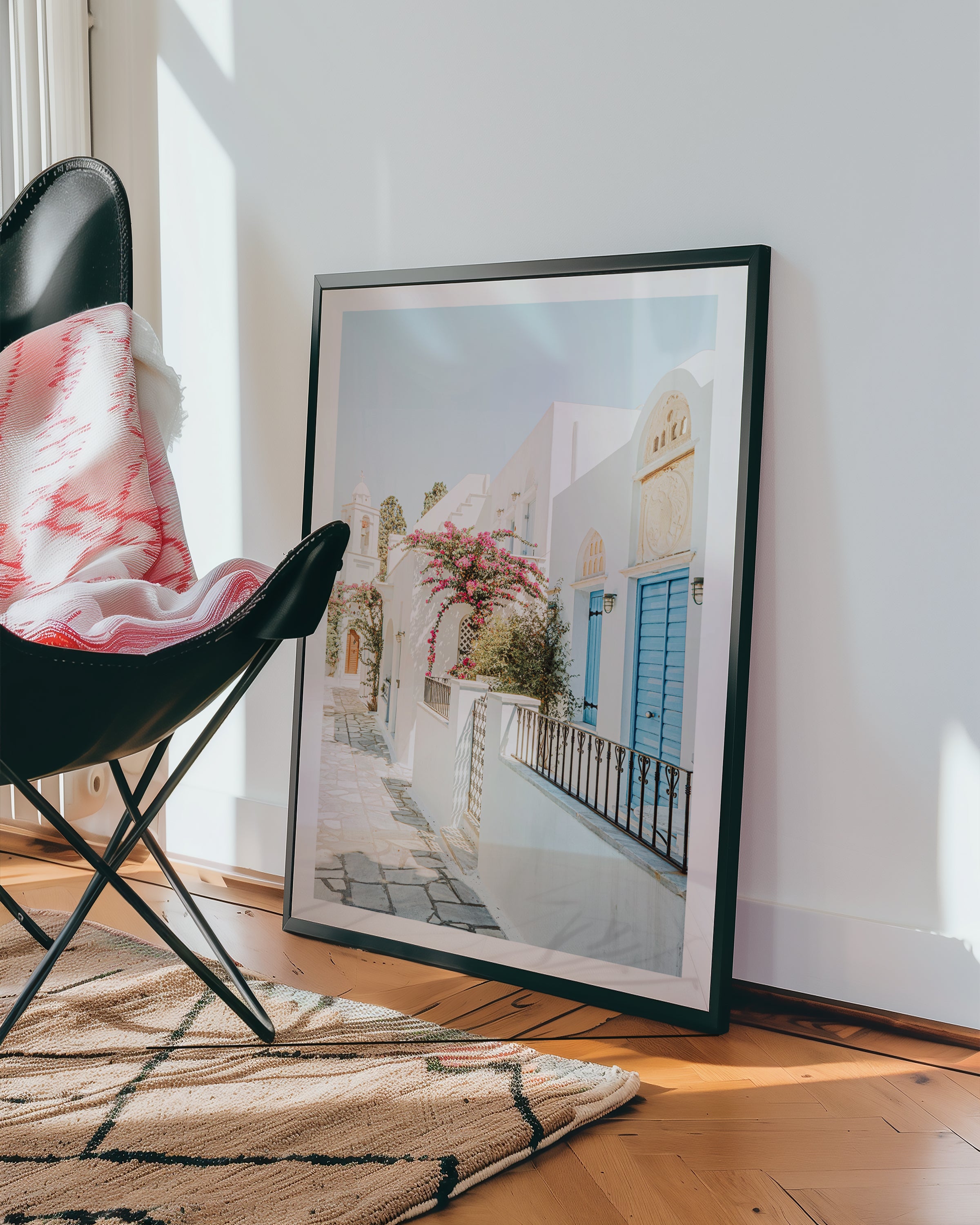 Mediterranean Bloom Alley Poster