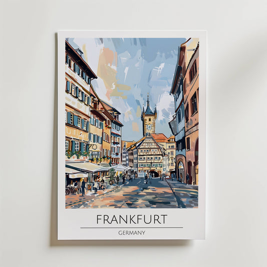 Frankfurt Old Town Charm Poster