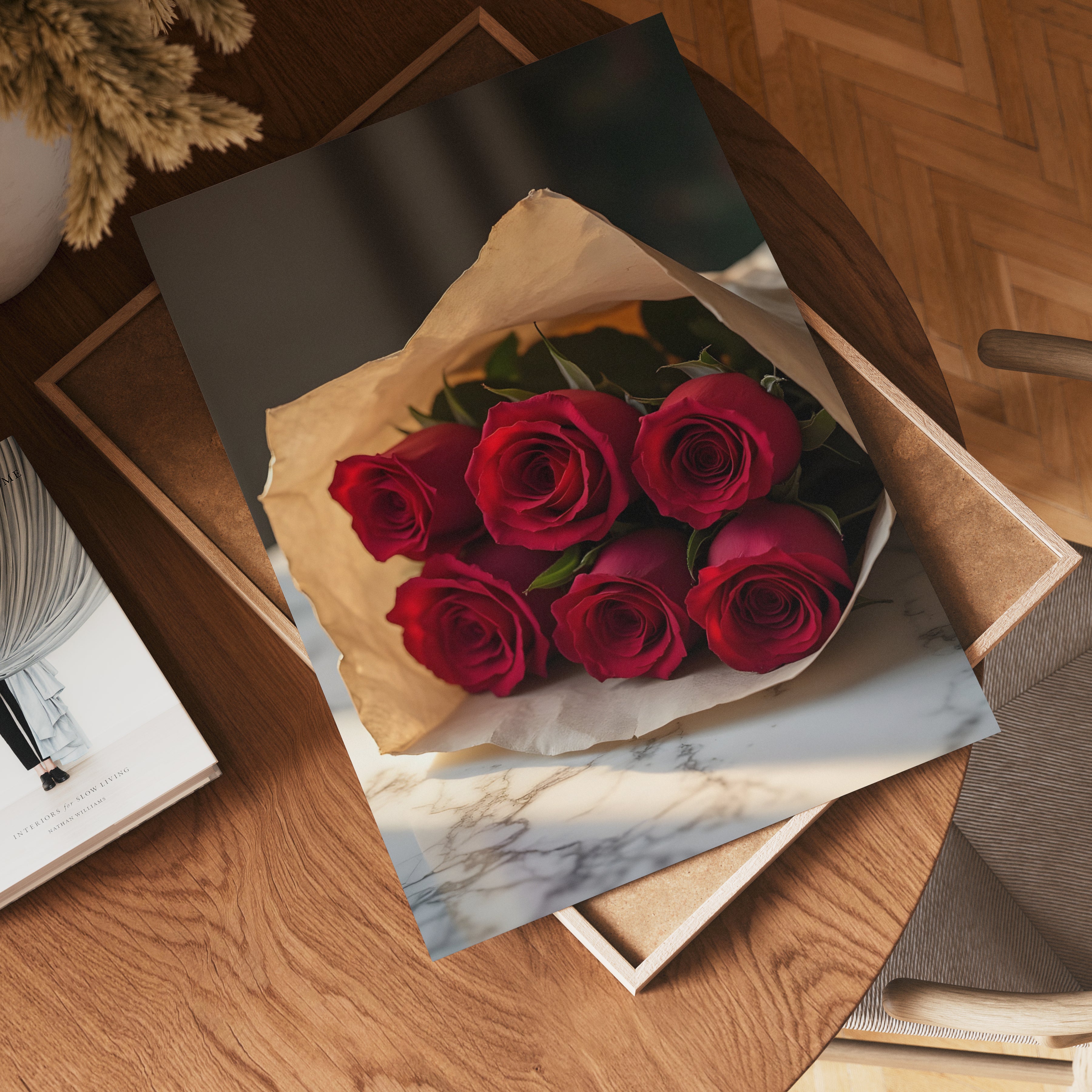 Red Rose Bouquet Poster