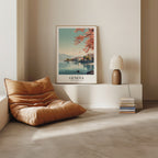 Spring Light Over Geneva Poster