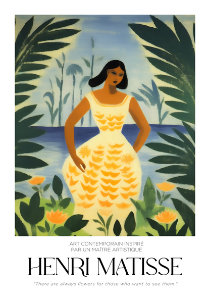 Polynésie, le ciel Matisse Poster