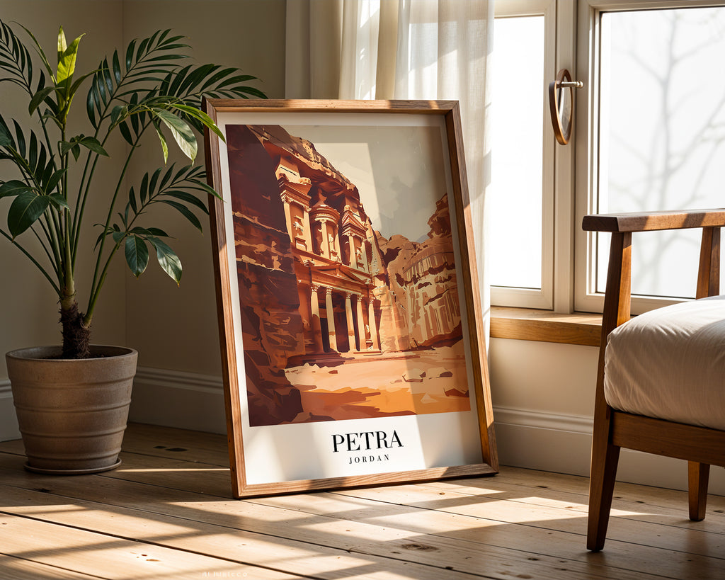 The Petra In Jordan Poster