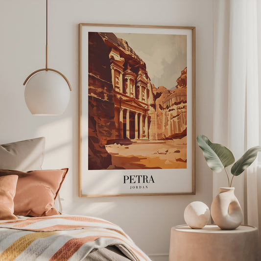 The Petra In Jordan Poster