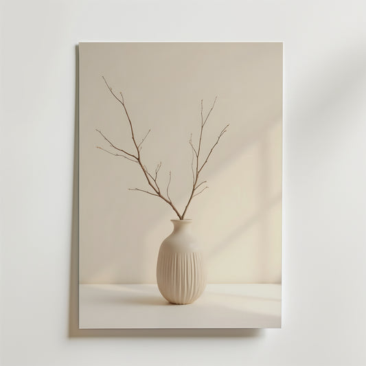 Minimalist Ceramic Vase Poster