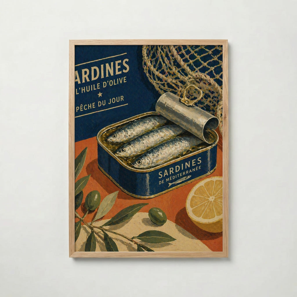 Sardines du Jour Poster