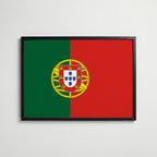 Portugal National Flag Poster affisch – köp poster online – Bozetto väggdekoration