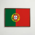 Portugal National Flag Poster poster – väggdekoration för hemmet – köp hos Bozetto