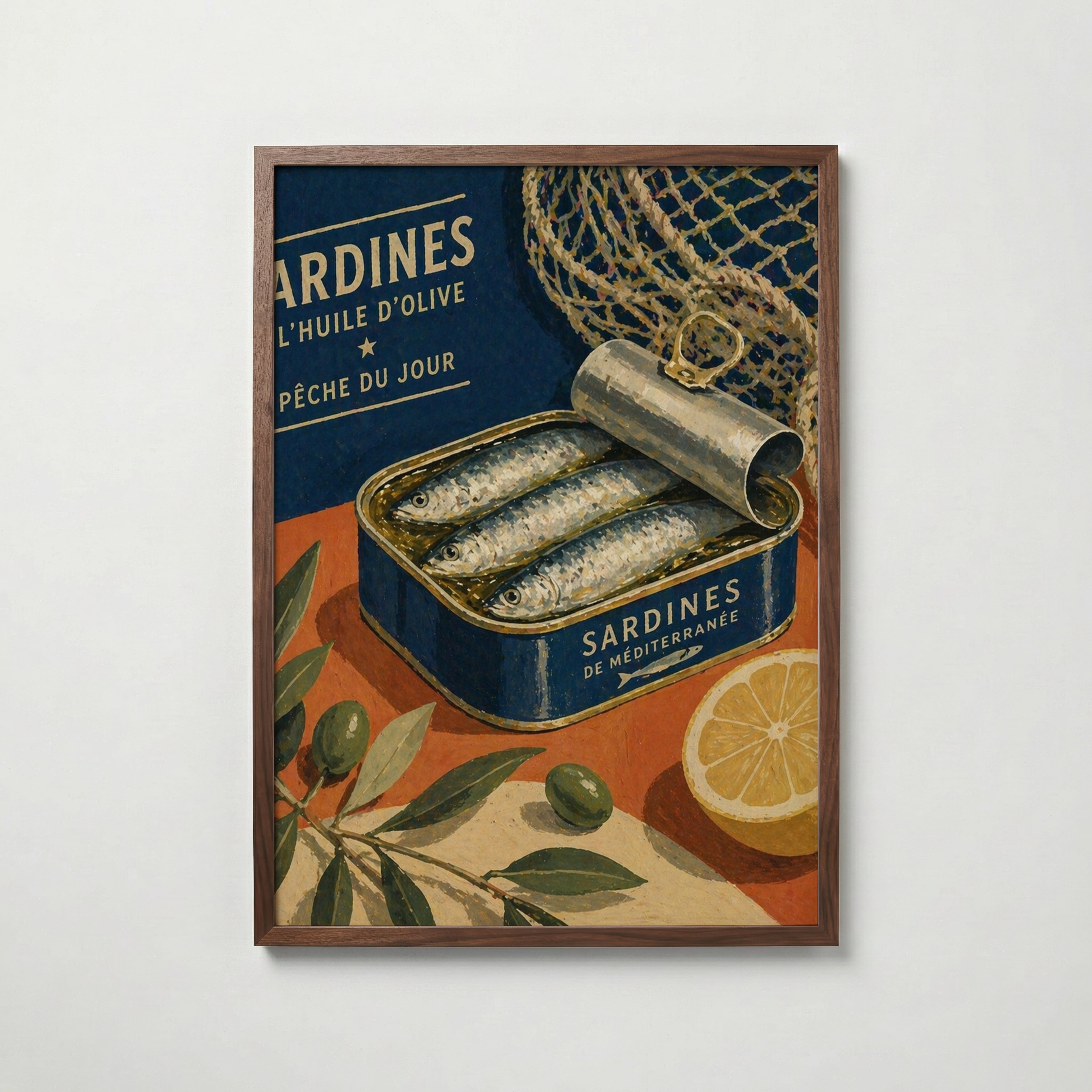 Sardines du Jour Poster