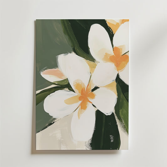 White Rose Bloom Poster