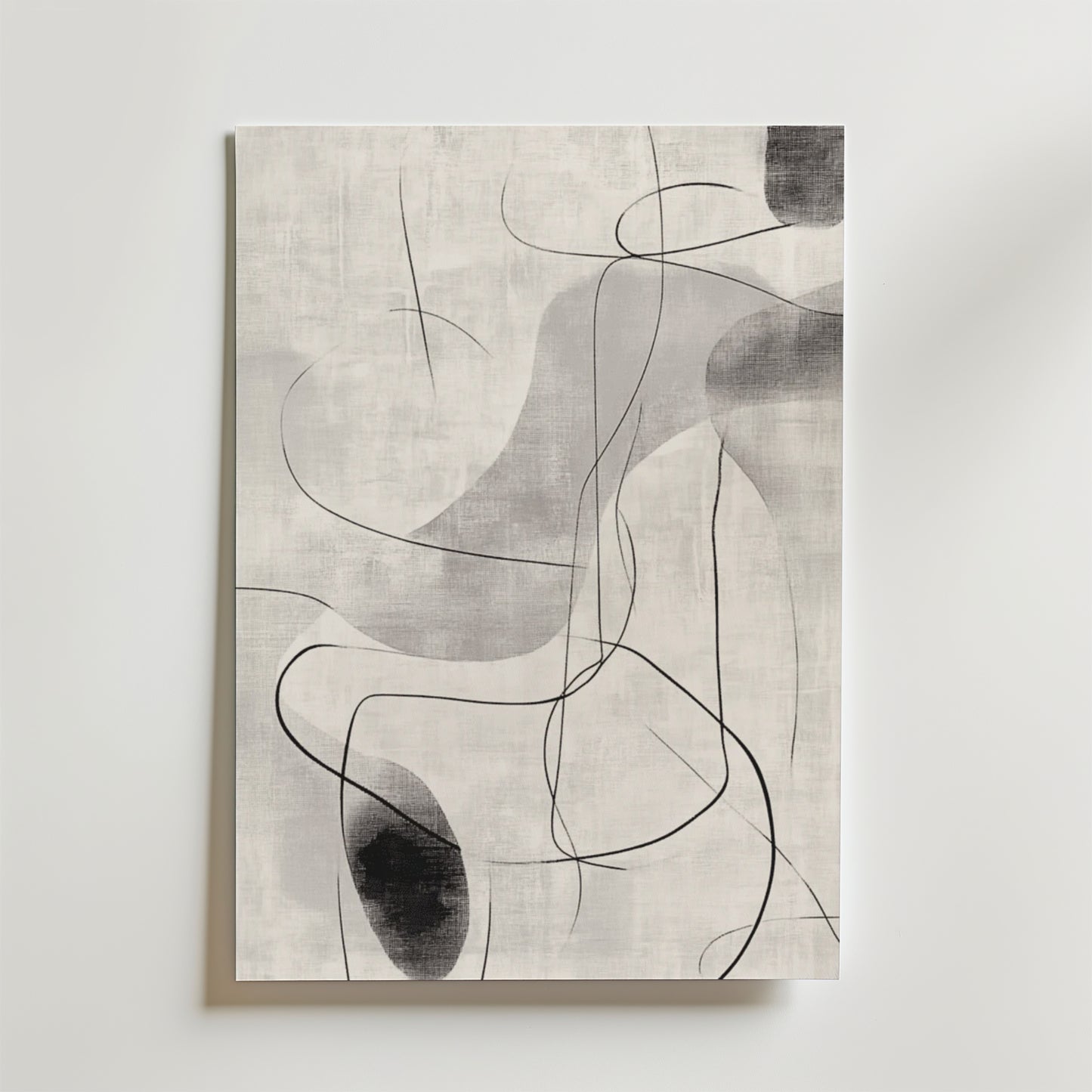 Monochrome Flow Poster