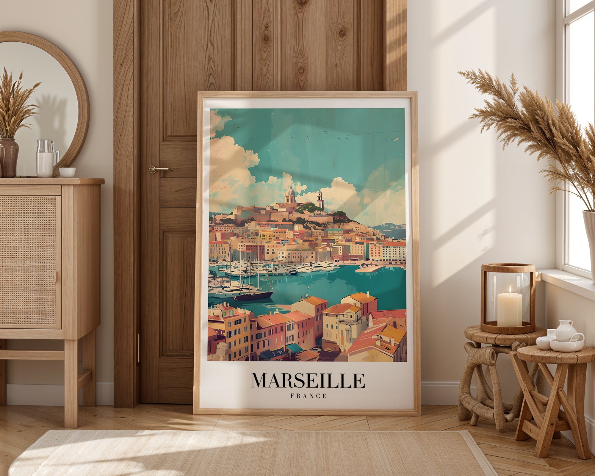 Colors Of Marseille Poster