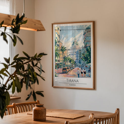 Tirana City Stroll Poster