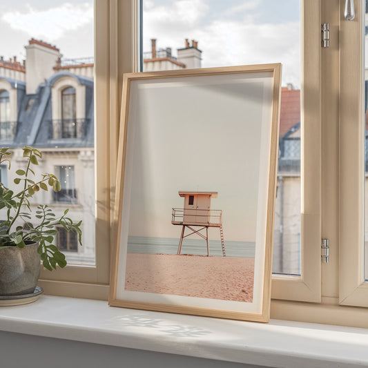 Coastal Watchtower Poster