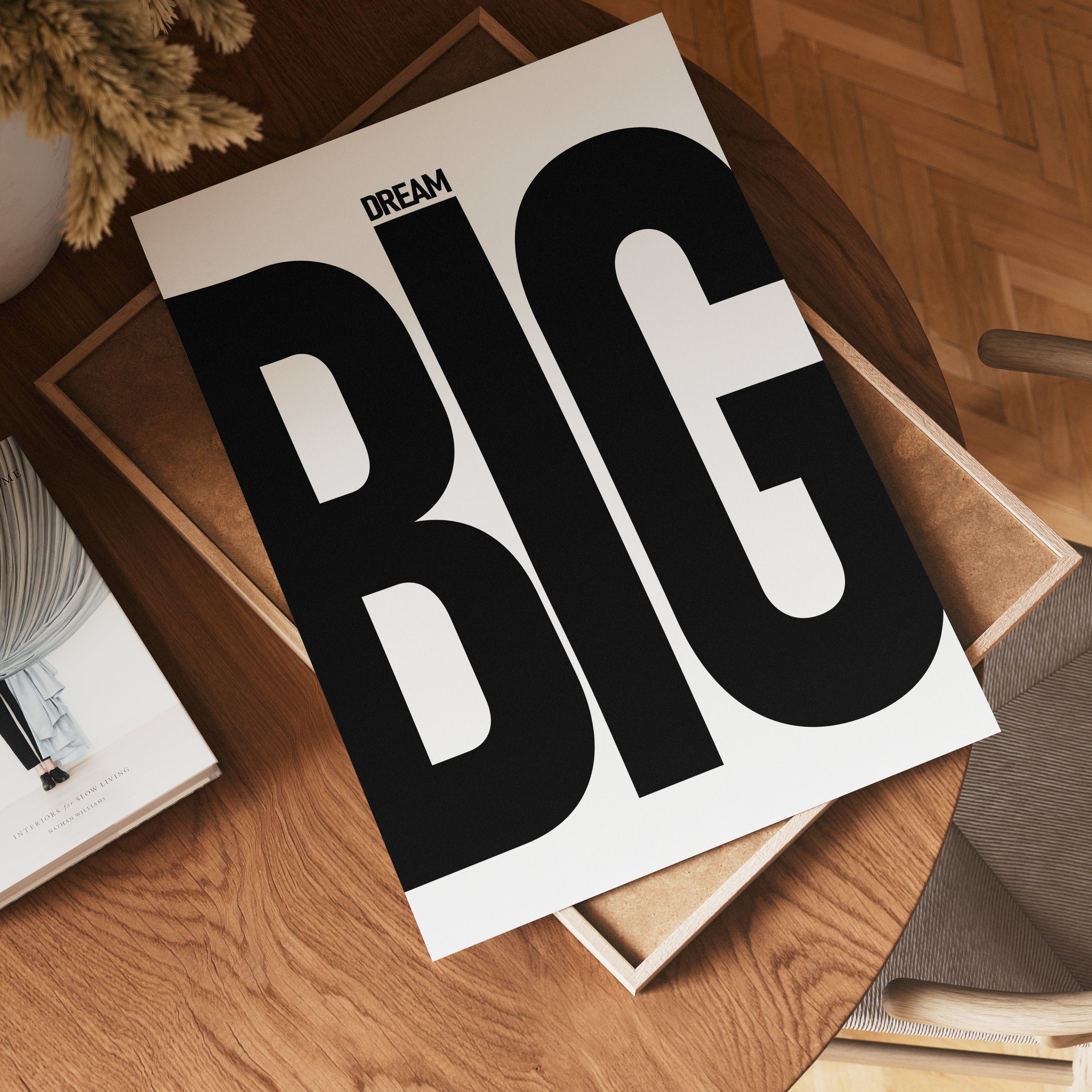 Dream Big Poster – poster på vägg inredning