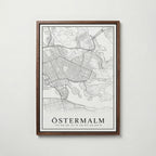 Östermalm Karta Poster