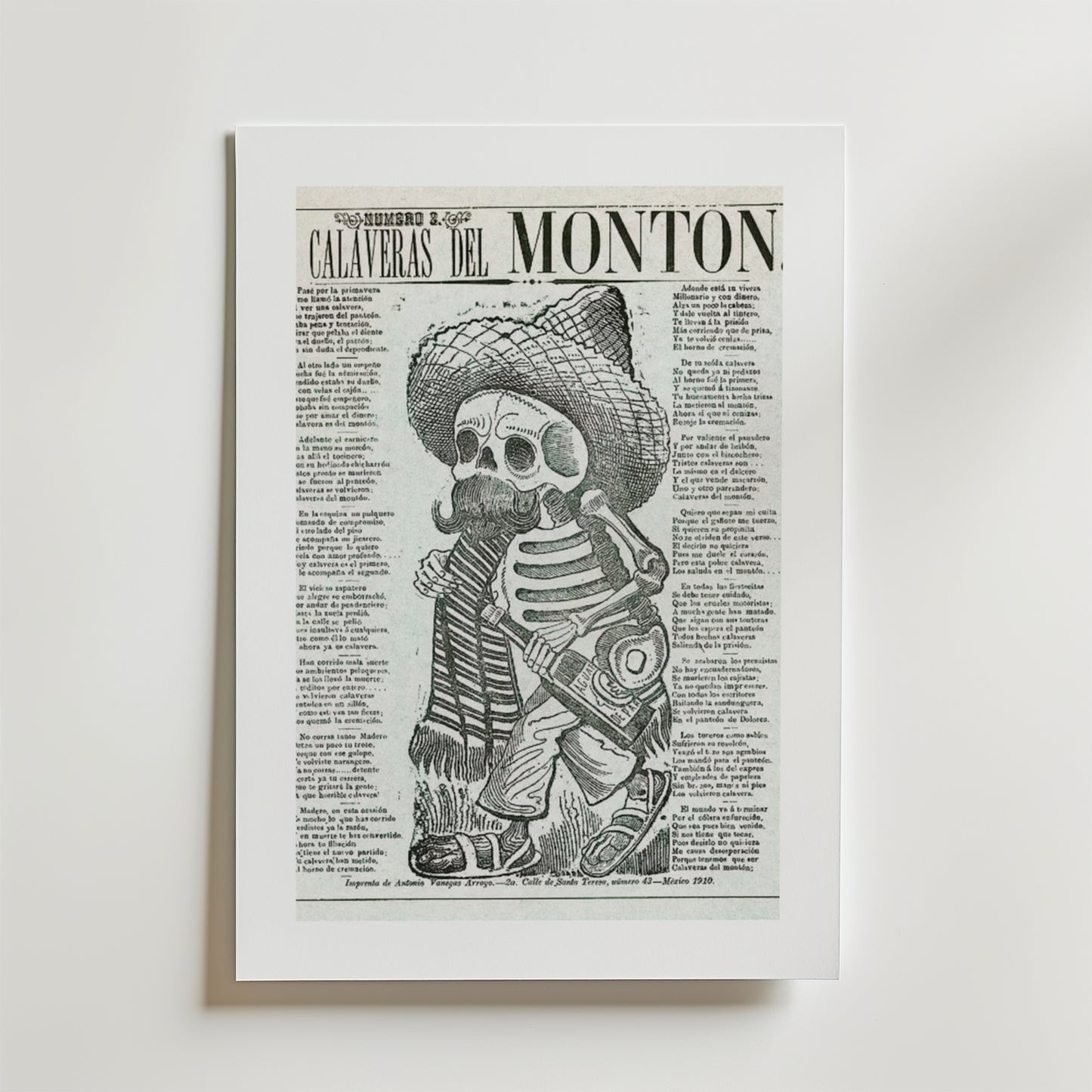 Calaveras Del Monton Poster