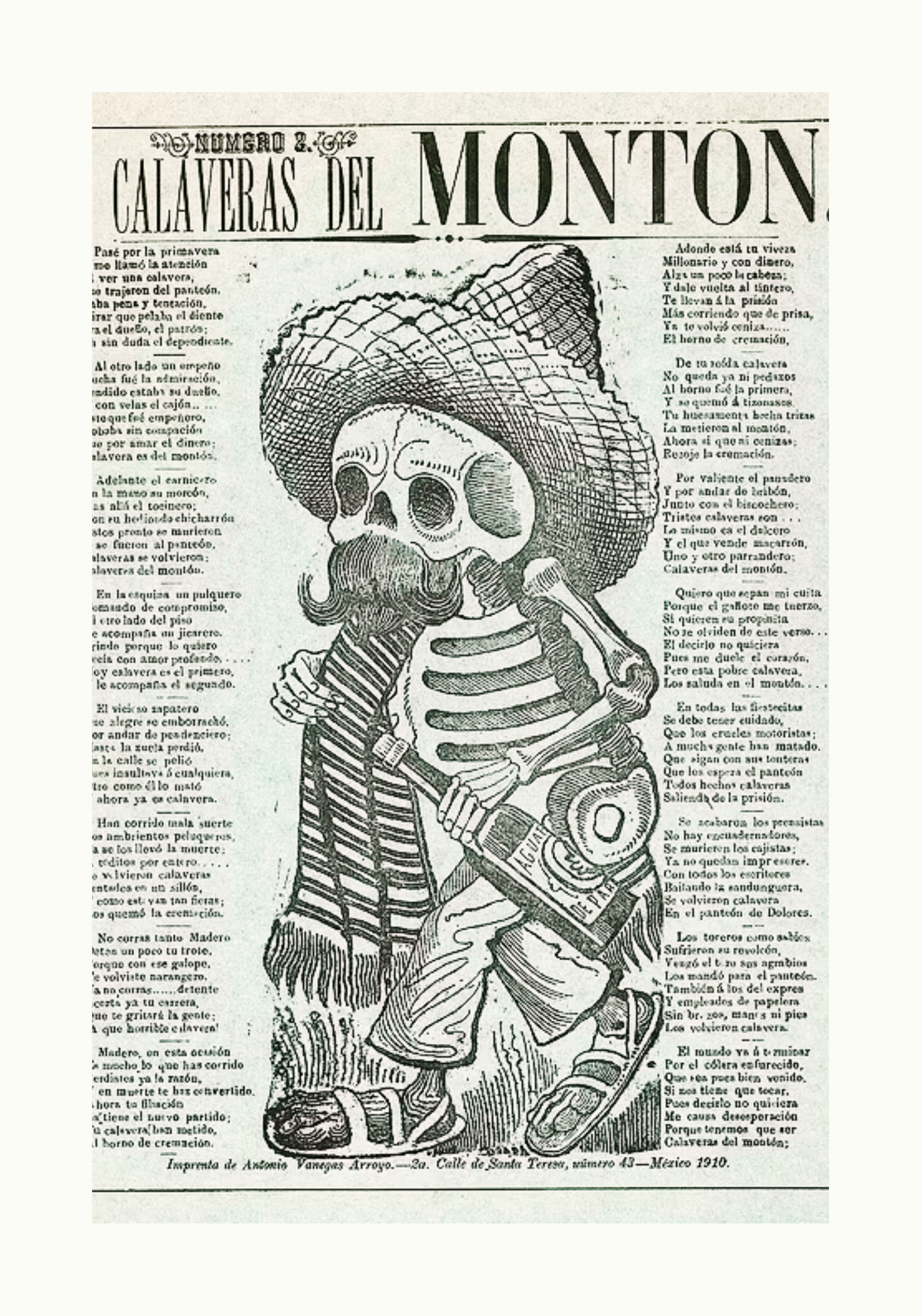 Calaveras Del Monton Poster