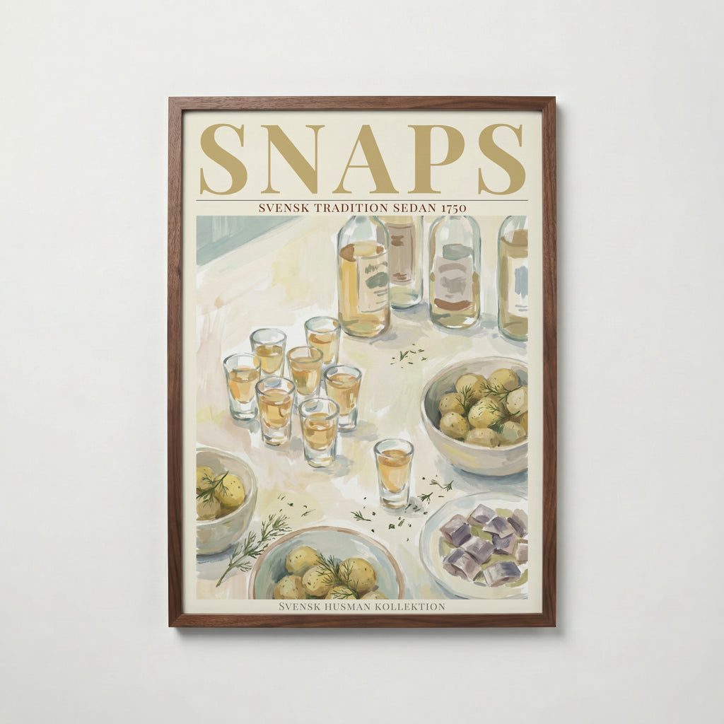 Snaps Poster – modern väggdekoration – köp poster online Bozetto