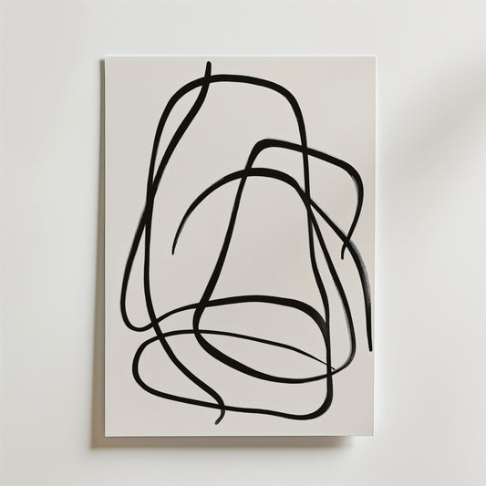Fluid Lines Poster