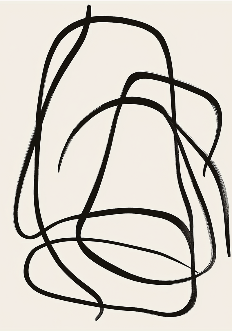 Fluid Lines Poster