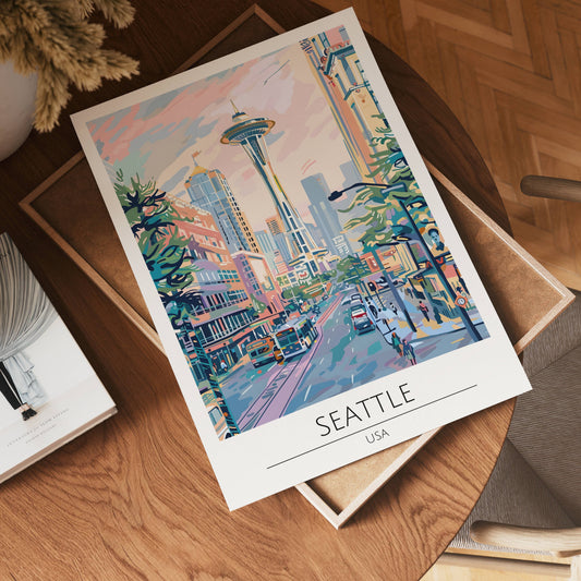 Seattle Space View Poster