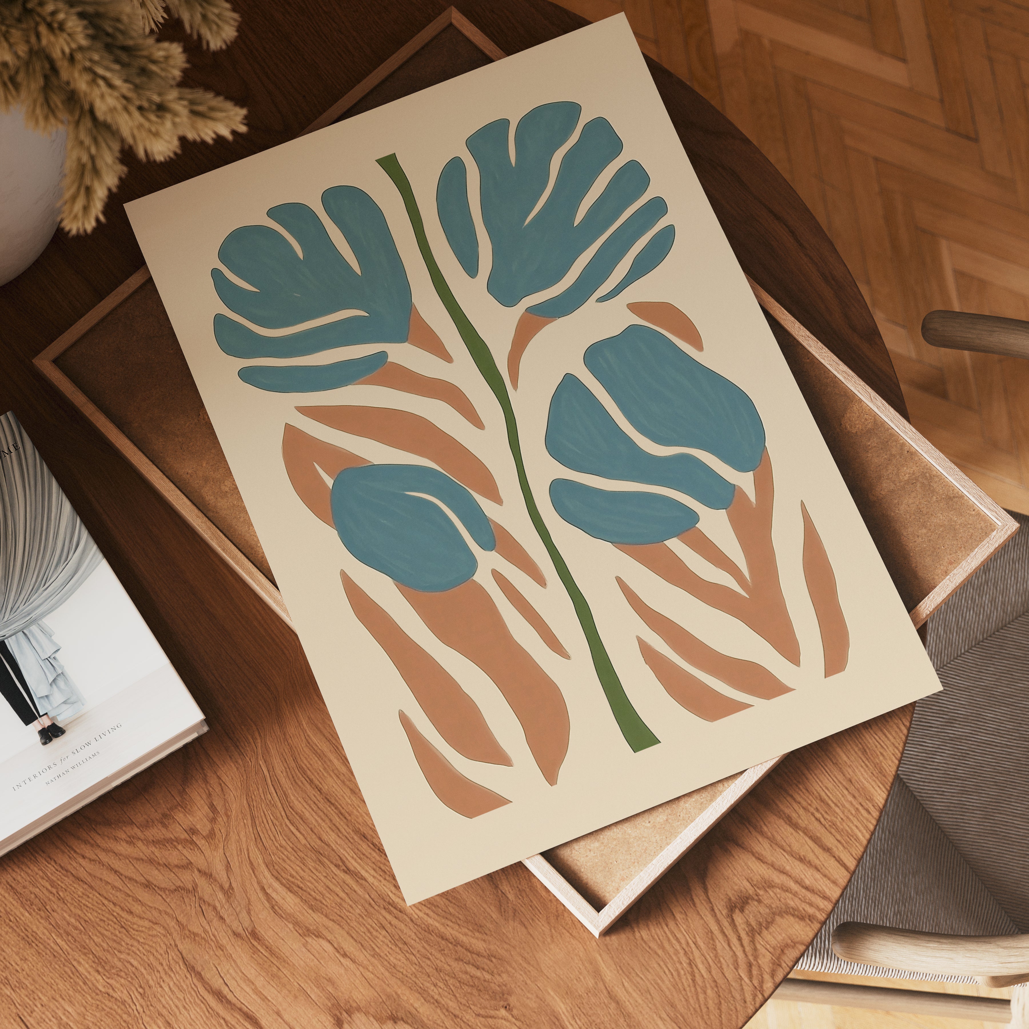 Abstract botanical Poster