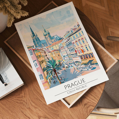 Prague Old Town View Poster