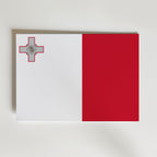 Malta National Flag Poster affisch – poster till väggdekoration – köp online hos Bozetto