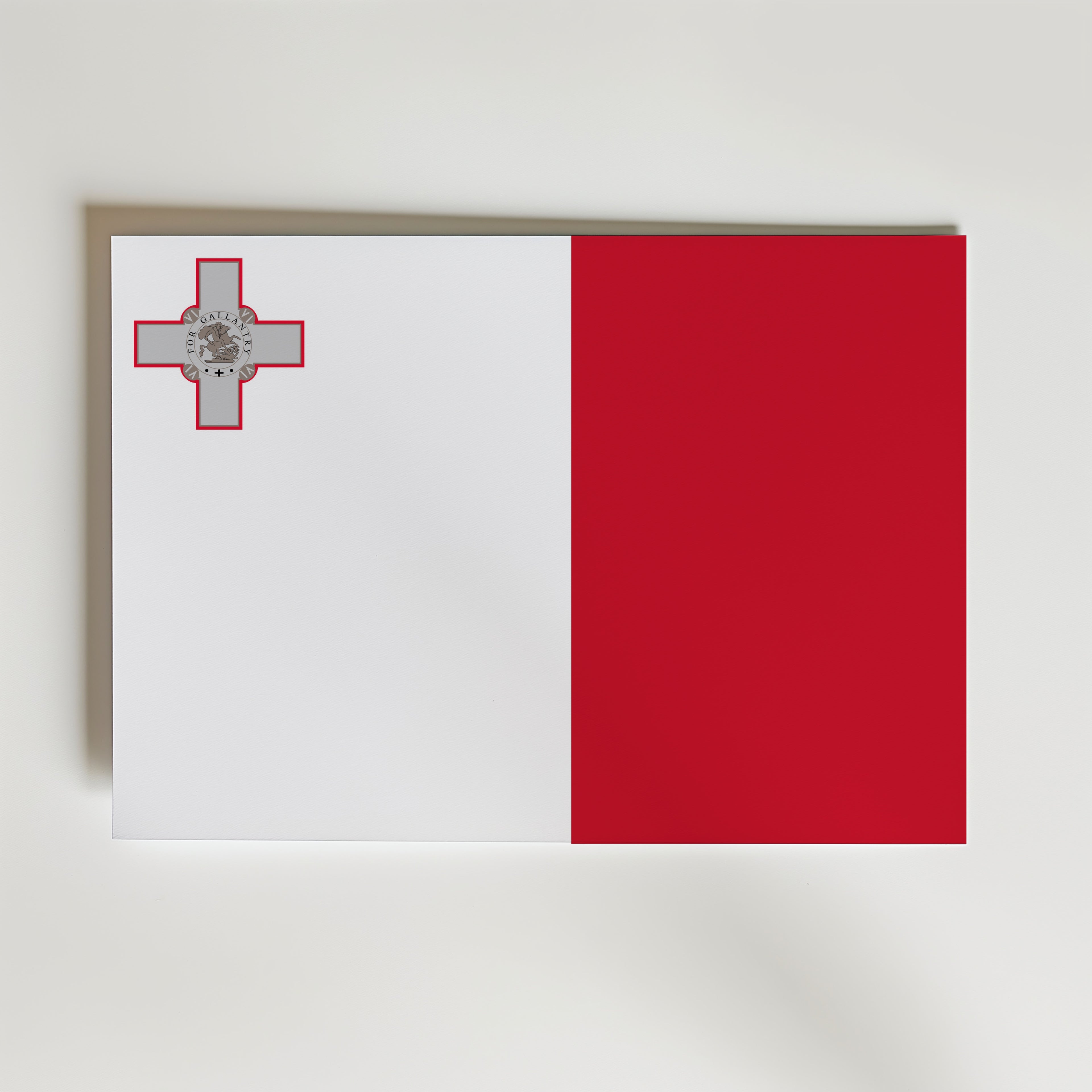 Malta National Flag Poster affisch – poster till väggdekoration – köp online hos Bozetto
