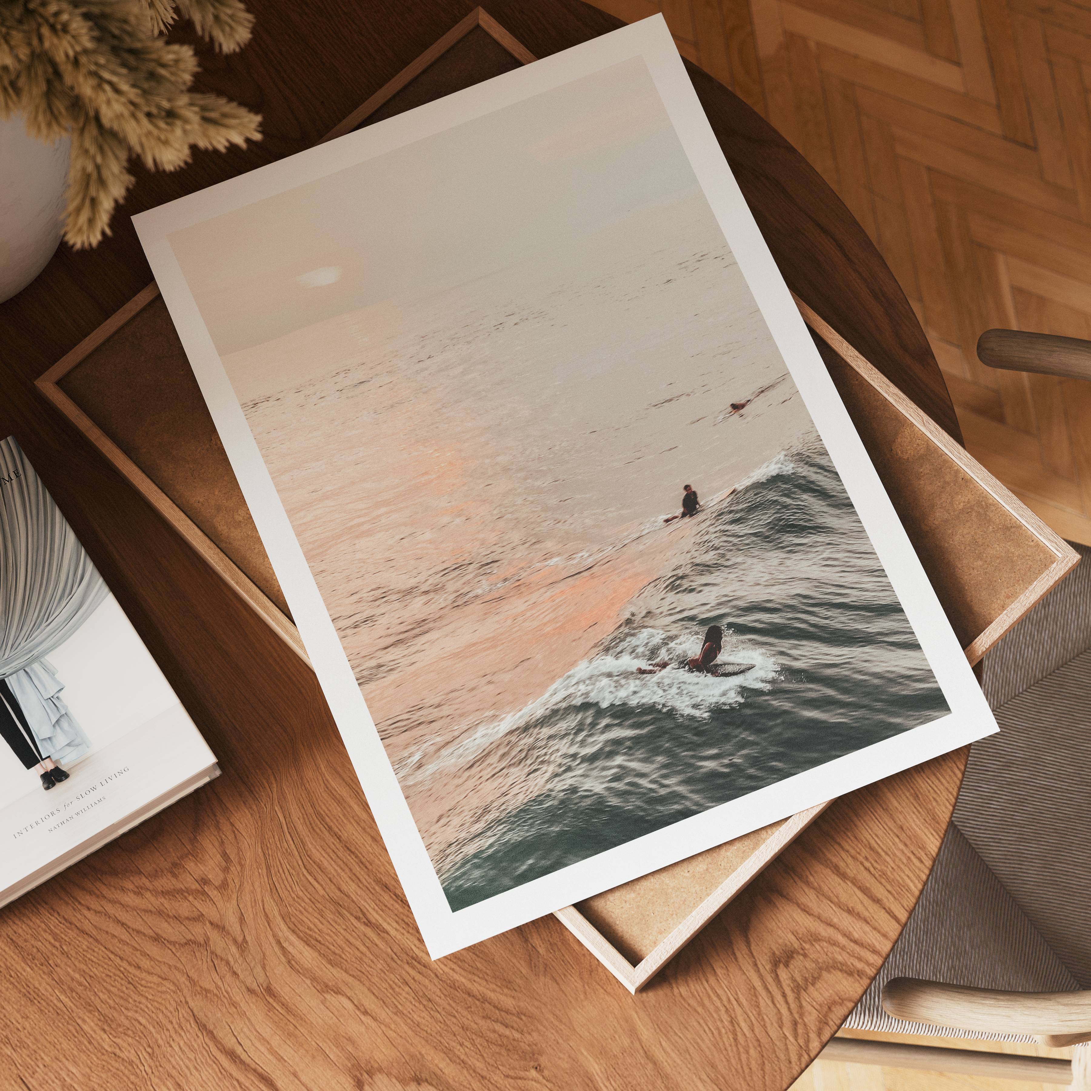 Sunset Wave Riders Poster