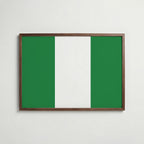 Nigeria National Flag Poster poster – väggdekoration för hemmet – köp hos Bozetto