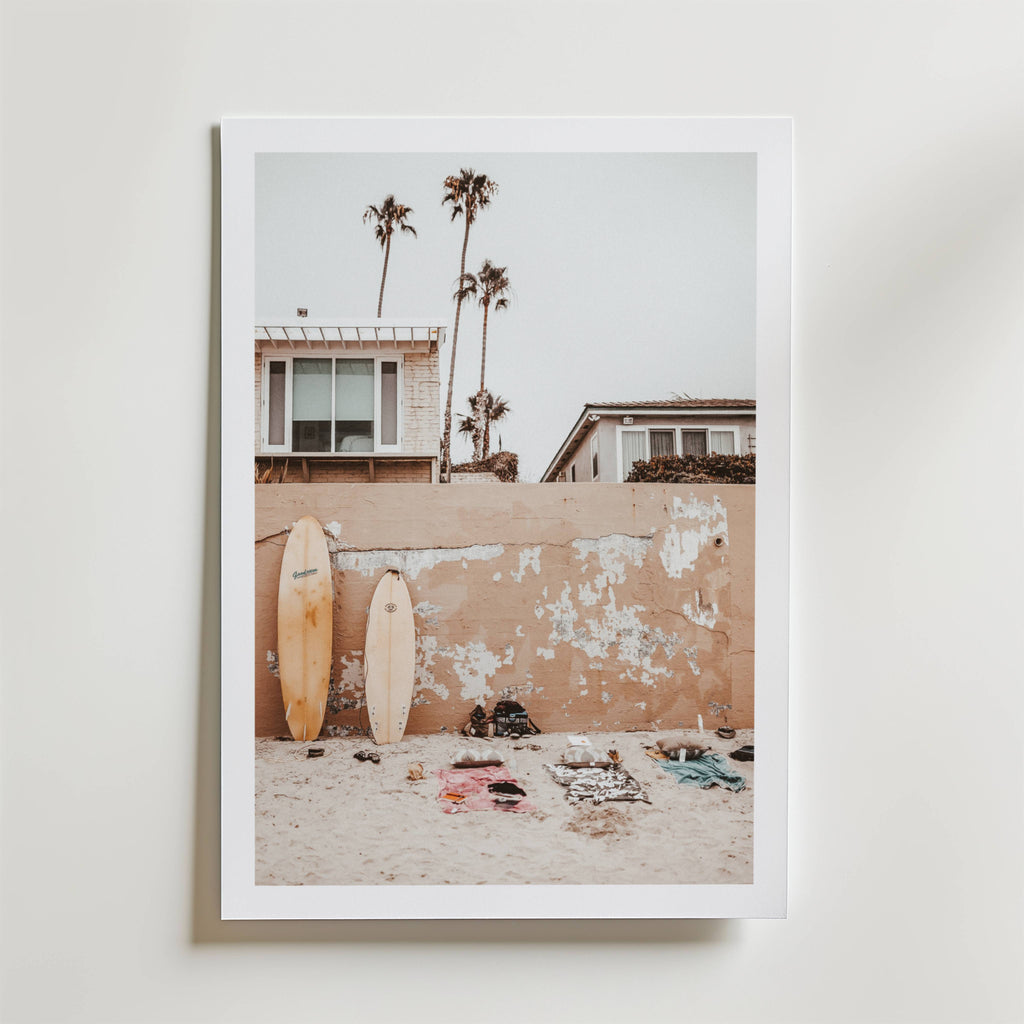 Coastal Surf Retreat Poster