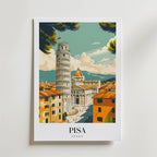 The Leaning Charm Of Pisa Poster