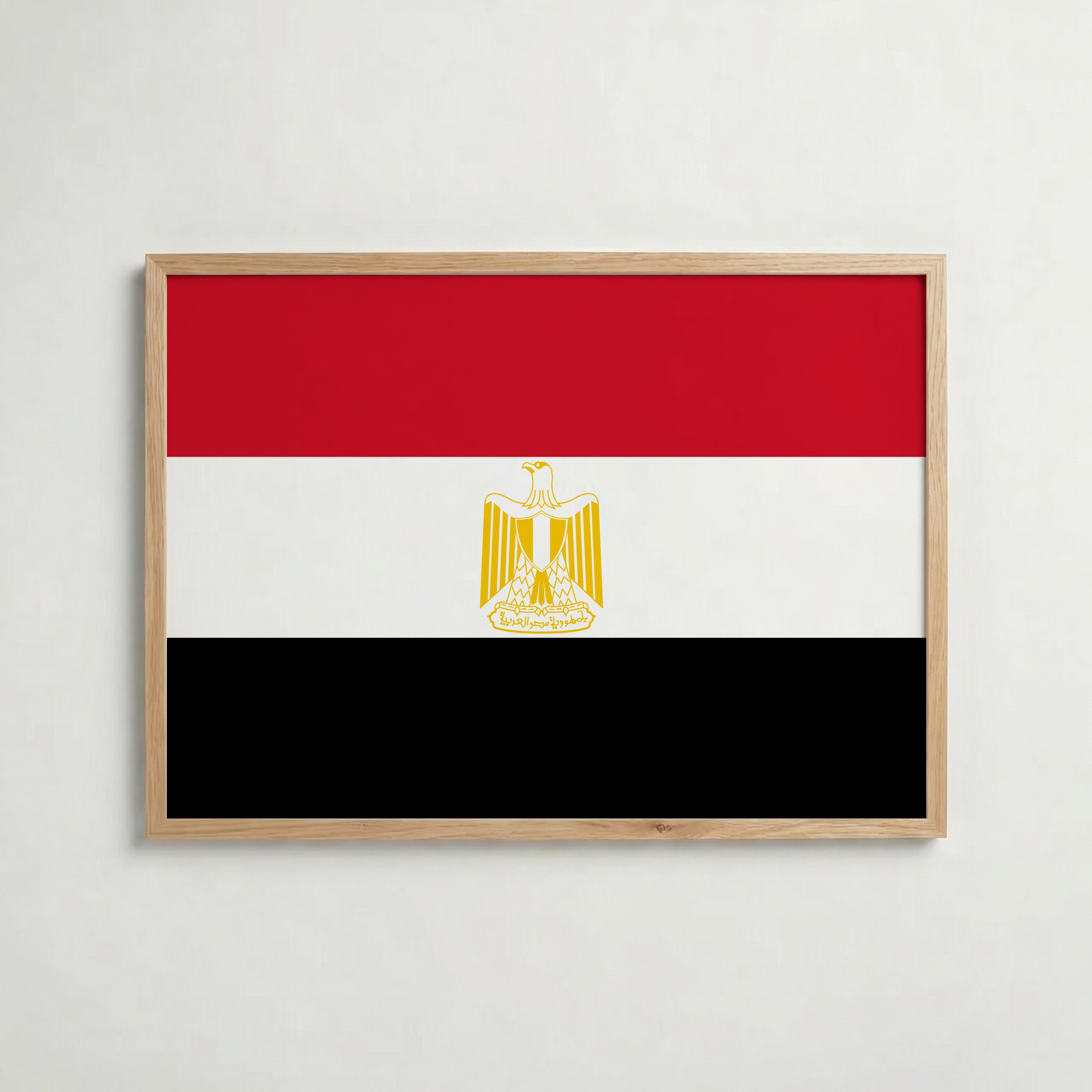 Egypt National Flag Poster – poster väggdekoration inredning – Affischer hos Bozetto