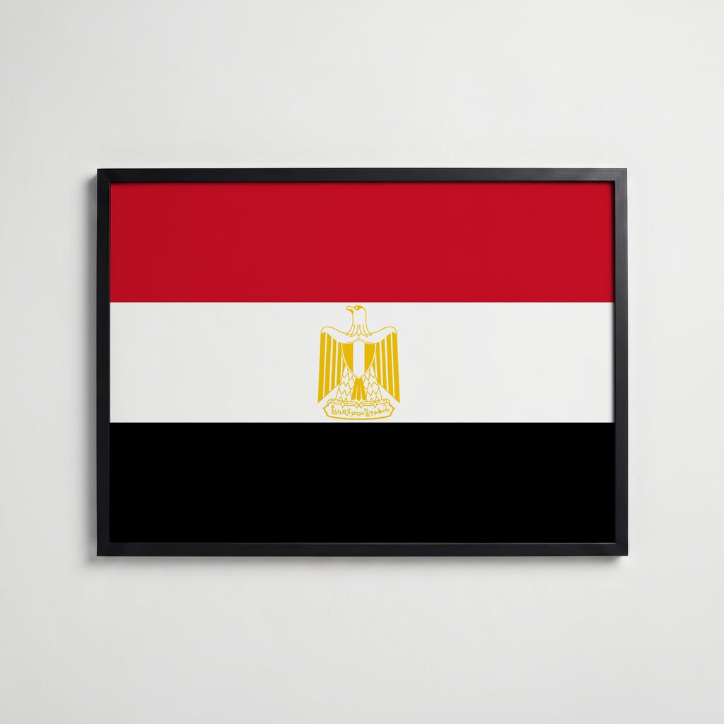 Egypt National Flag Poster affisch – köp poster online – Bozetto väggdekoration